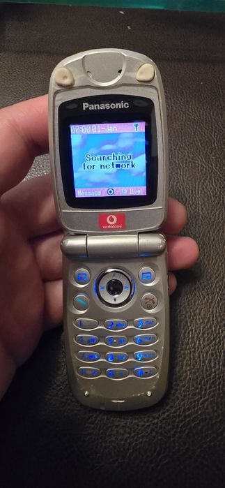 TELEFON Colectie: Panasonic EB X60
An lansare: 2003Panasonic EB X60 (rar): 50 lei
An lansare: 2003

Aspect: 8/10

Functional: 10/10

Liber de retea

V