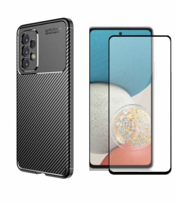 Husa Impact si Folie Sticla 6D Privacy Samsung A52/A53/A54/A55/A56/A36