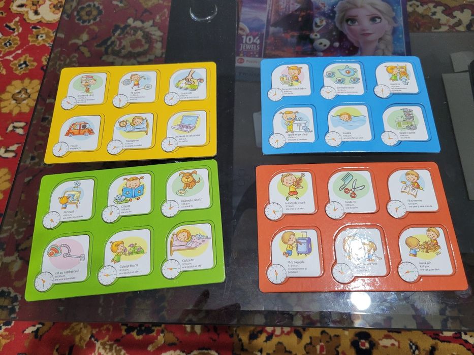 Joc educativ, Cat este ceasul?