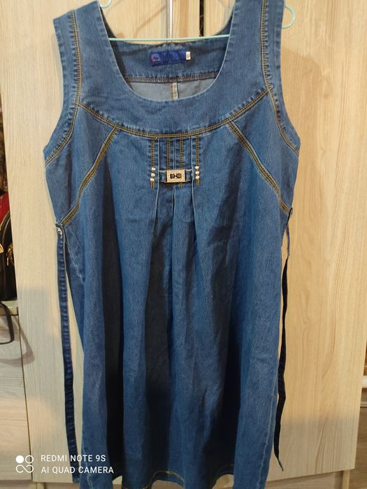 Джинсовый сарафан для беременных