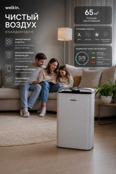 Очиститель Воздуха Midea x Welkin