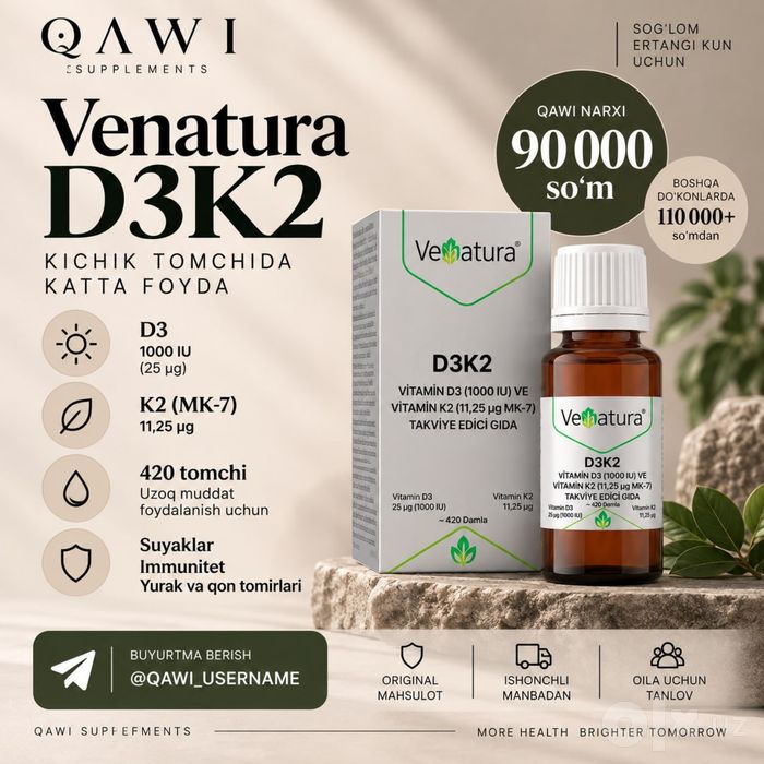 Venatura D3 K2 (qawisupps)