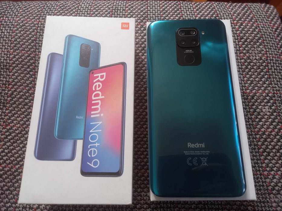 Xiaomi Redmi Note 9 (3гб/64гб) Android 12. с коробкой.
