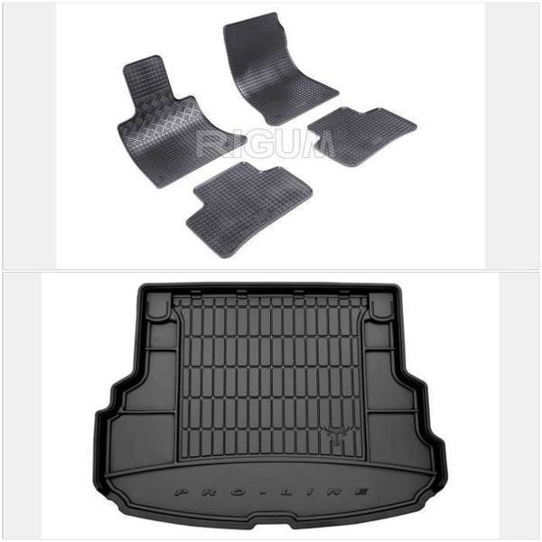 Гумени стелки и багажник MERCEDES GLK X204 2008 до 2015г.