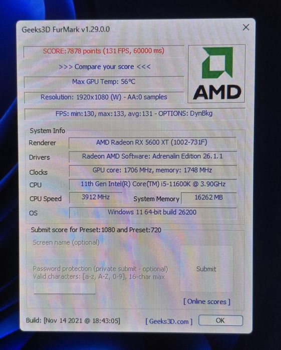 Placa video ASUS TUF 3 RX 5600 XT EVO Gaming OC 6GB GDDR6