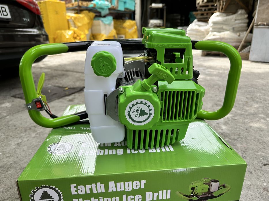 Бензинов Свредел ТАЙГА 52cc + Свредло 150мм.