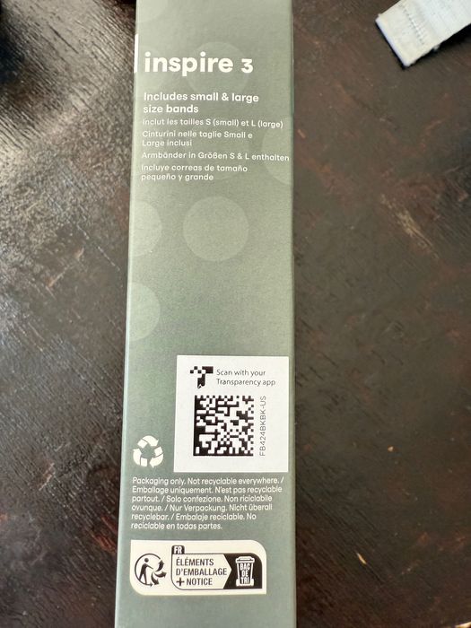 Fitbit inspire 3 новый из Америки