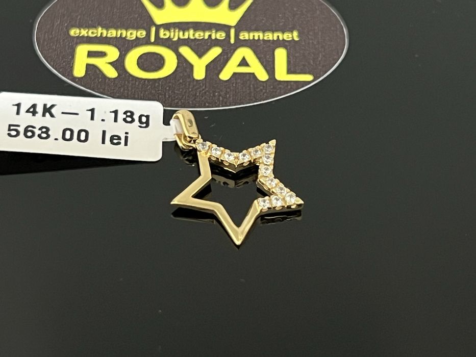 Bijuteria Royal CB : Pandant aur 14K 1,13 grame