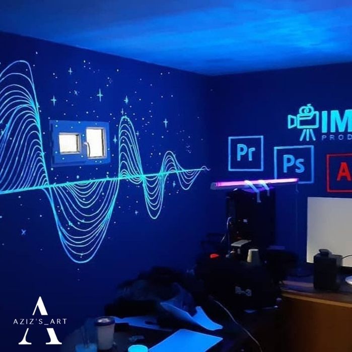 Роспись стен. Рисунки на стене. Графити. Муралы. Аэрография.