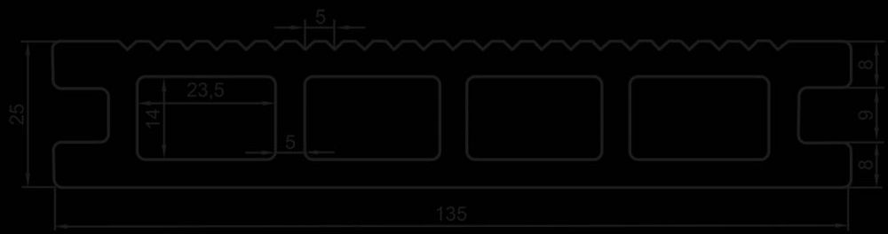 Декинг Террасная доска ДПК CM