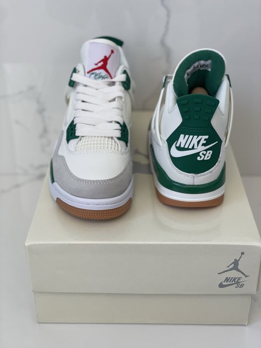 Air Jordan 4 Retro SB Pinne Green Full Box Verificare Colet Size 36-45