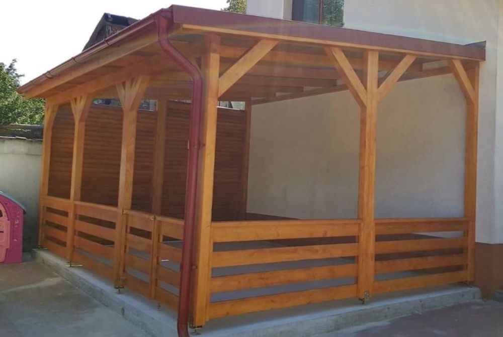 Construim foisoare trase pergole magazi din lemn