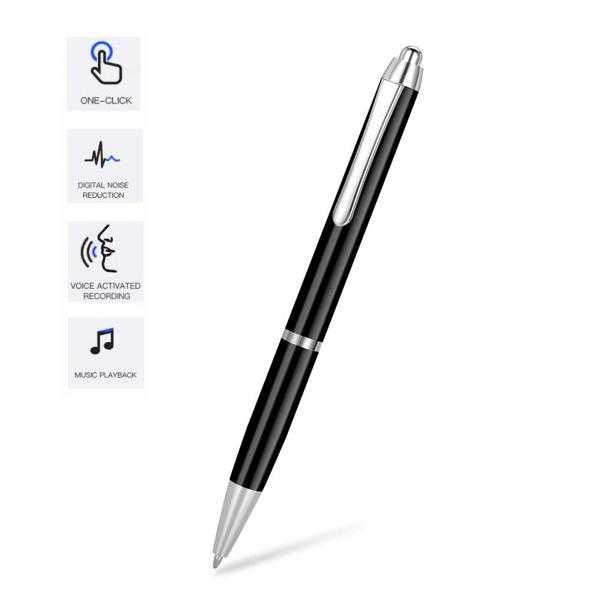 Аудио рекордер Тип Химикалка с Micro SD карта