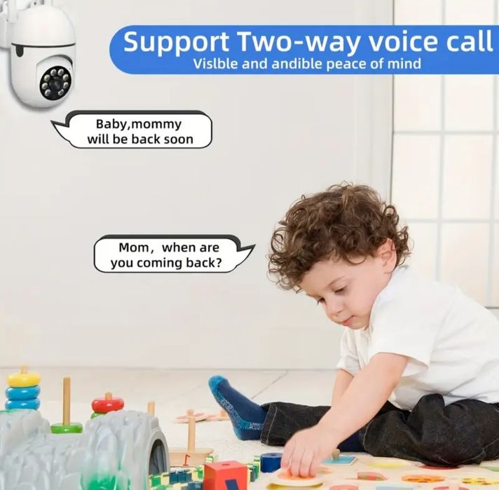 FHD WIFI охранителна камера видеонаблюдение