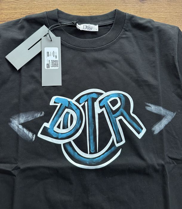 Мъжка,памучна,черна тениска Dior