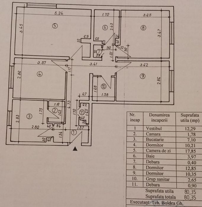 Apartament 4 camere , Targoviște , Micro 3