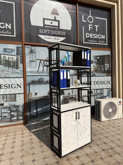 Стеллаж в стиле лофт