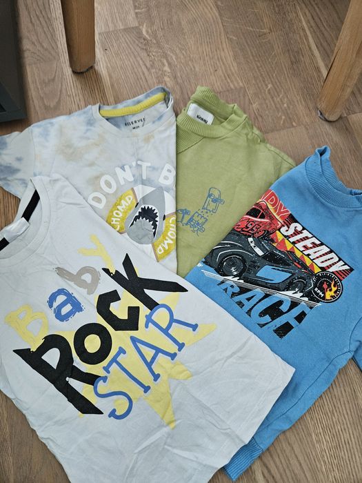 Pachet 2 tricouri și 2 bluze maneca lunga mărimea 98cm