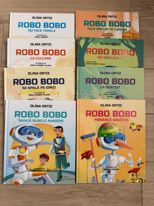 Set 8 carti Robo Bobo, Olina Ortiz