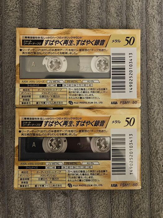 2 Casete Audio Axia Fuji PS50