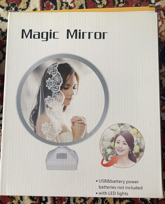 Настольное зеркало+светящий рисунок