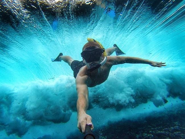 Водоустойчив монопод GARV™, 62см за екшън камери gopro