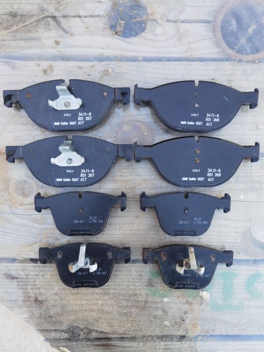 Set placute frana fata + spate originale BMW seria 5, 6 ,7, Noi
