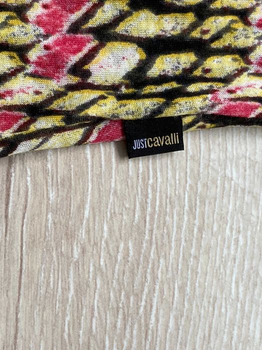 Just Cavalli тънка дамска блуза тениска  блузка размер М