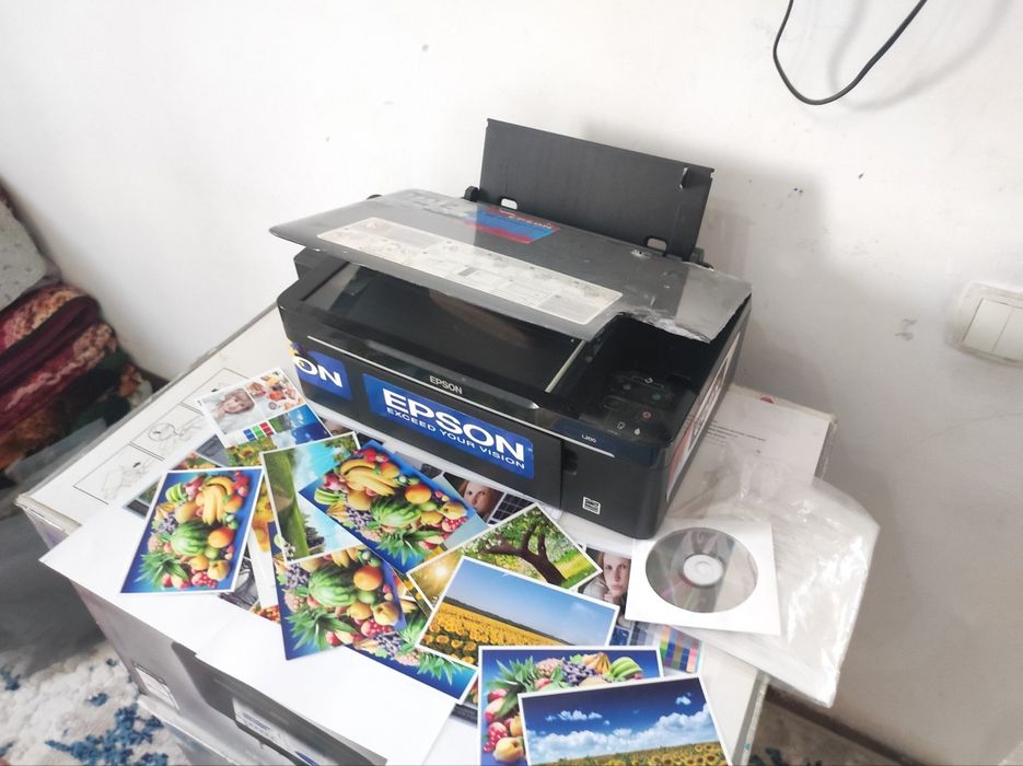 epson L 200 yangi aybi yoʻq dyuzi 100% Kopiya Skanerli Rangli printer