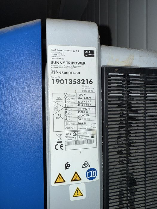 Инвертор SMA STP 25000TL - 30