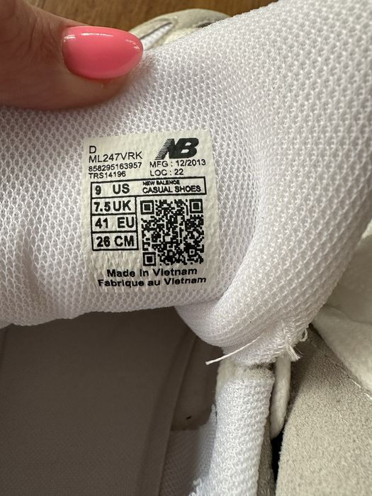 Мъжки маратонки New Balance 9060 бяло със сиво