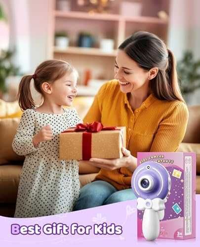 Нова Детска 1080P HD селфи камера, подарък за момичета 3-9 г. играчка