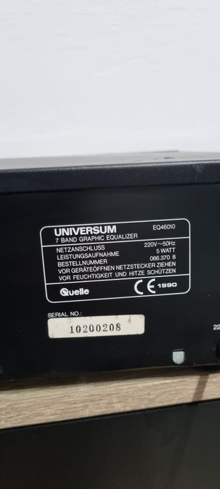 Egalizator Universum cu 7 benzi