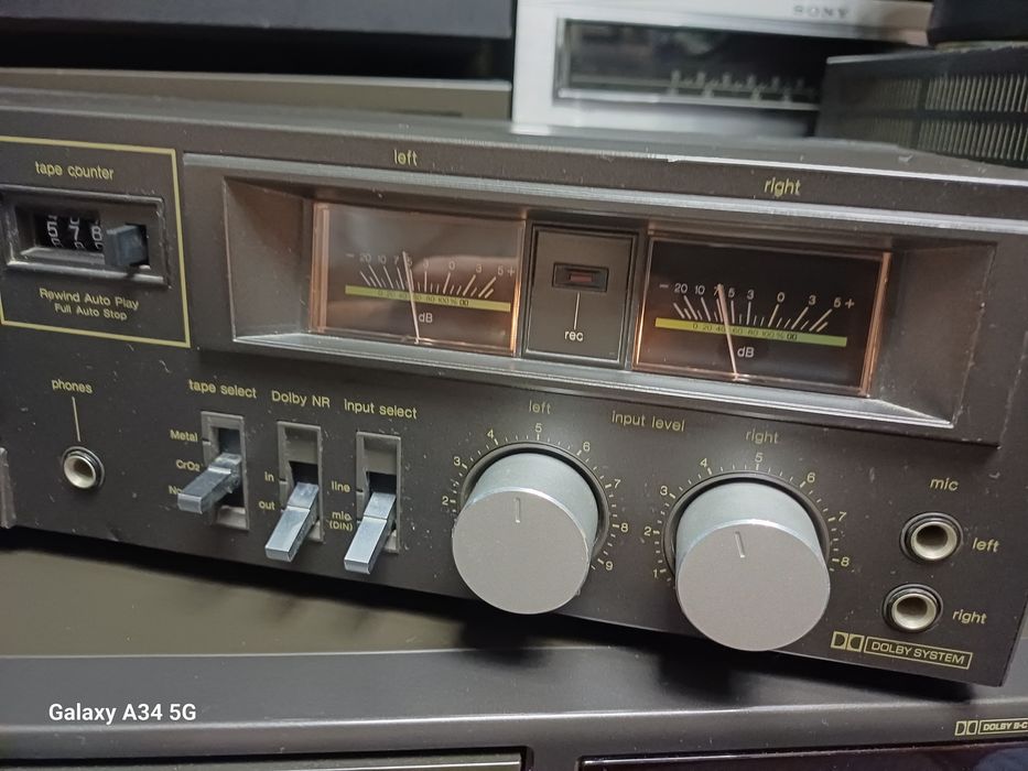 Technics M-205,deck casetofon stereo oldschool