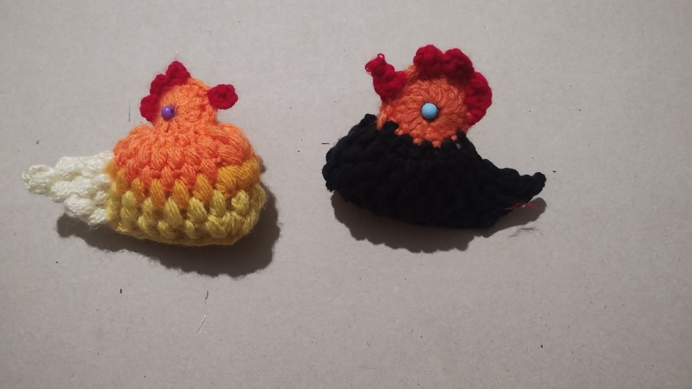 Великденски пиленца амигуруми различни цветове