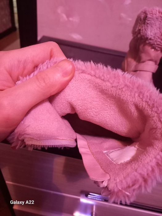 Сапоги на флисе для детей,утепленные