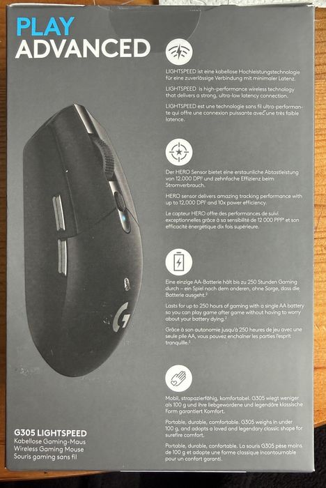 Logitech G305 Lightspeed (геймърска мишка)