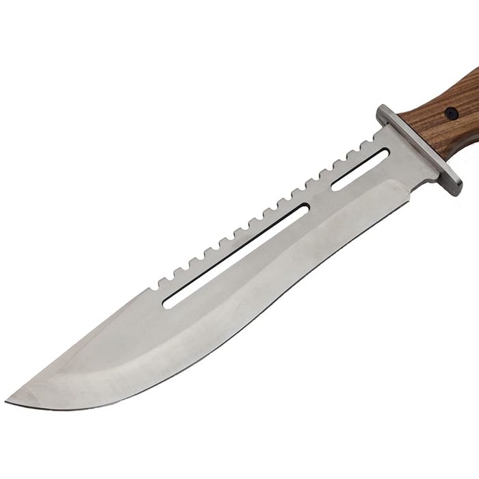 Cutit vanatoare IdeallStore®, Wood Specialist, 40.5 cm, husa inclusa