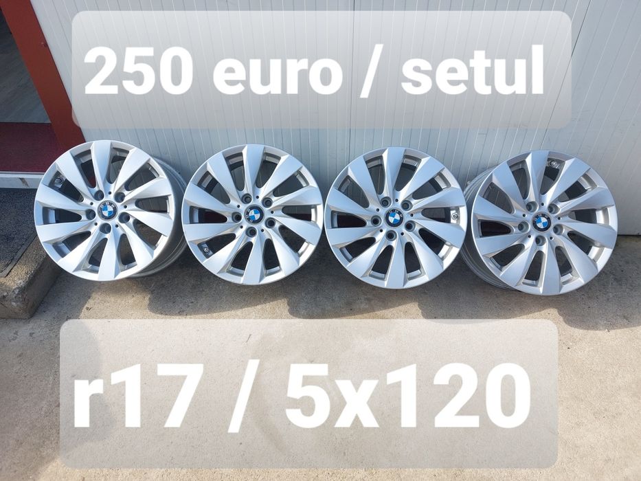 Jante aluminiu originale r17 / gama BMW / 5x120