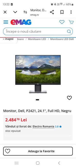 Vand pc nou calculator monitor complet sau schimb