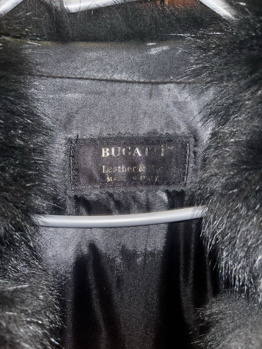 Geaca de blana bugatti leather and fur