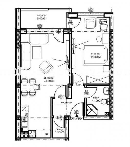 реф.17868 Нова луксозна сграда, южно изложение-Остромила!