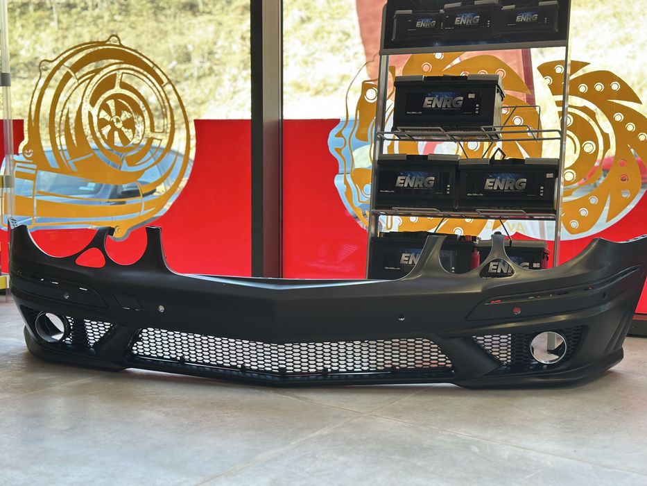 Предна тунинг броня за Mercedes W211 E-Class (2006-2009) - AMG Design