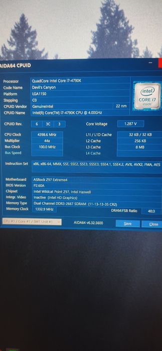 Мръсен ТОП ! Asrock z97 extreme 4 + core i7 4790k.