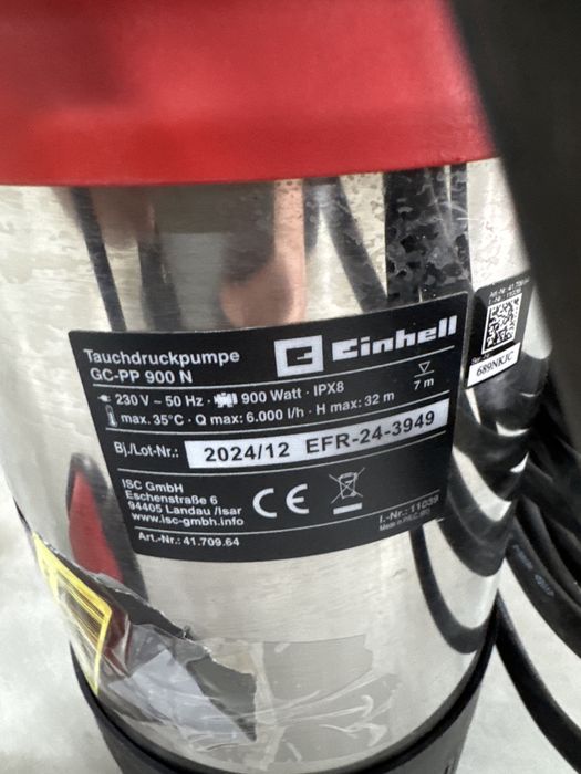 Einhell GC DW 900N pompa de apa