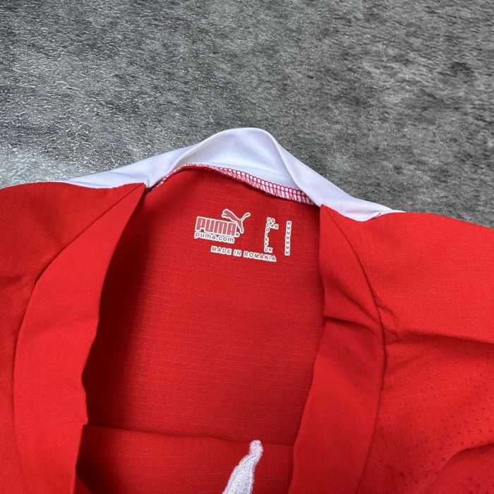 Tricou fotbal  vintage elvetia  Puma Switzerland  Jersey Red marimea M Football sezon 2006-2008