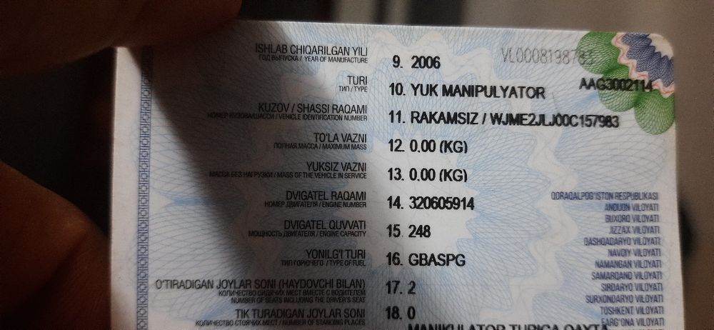 Ивеко манипулятор 2006 йил 10 тон кран