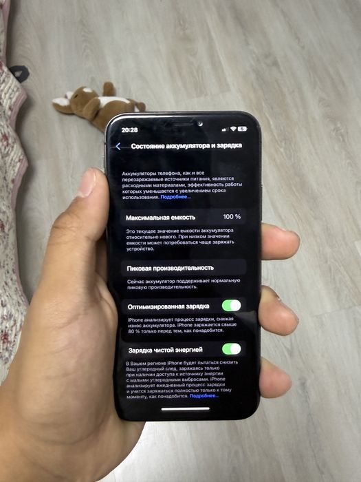 iPhone X 64 gb акб 100+