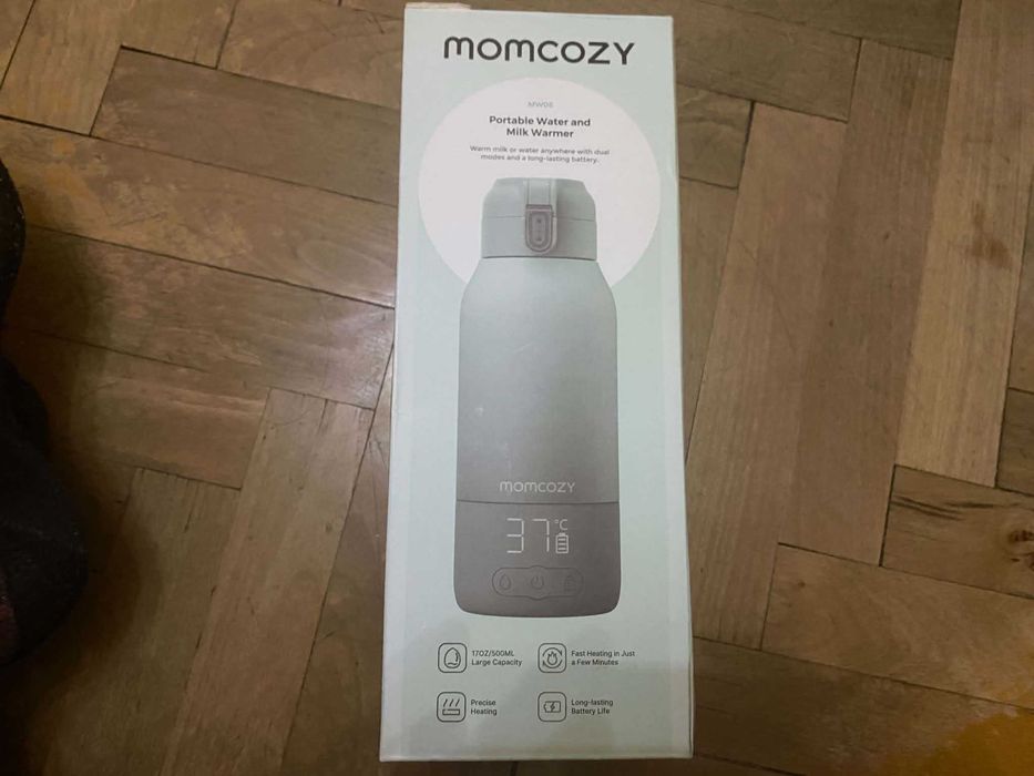 Momcozy бутилка с вградено нагряване