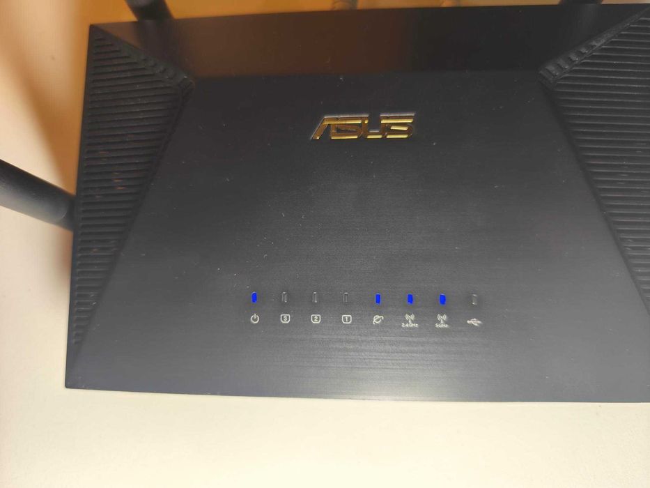 Router Wireless Gigabit ASUS RT-AX53U, Wi-Fi 6 AX1800, Dual-Band, AiMesh, Gigabit, suporta usb 4g